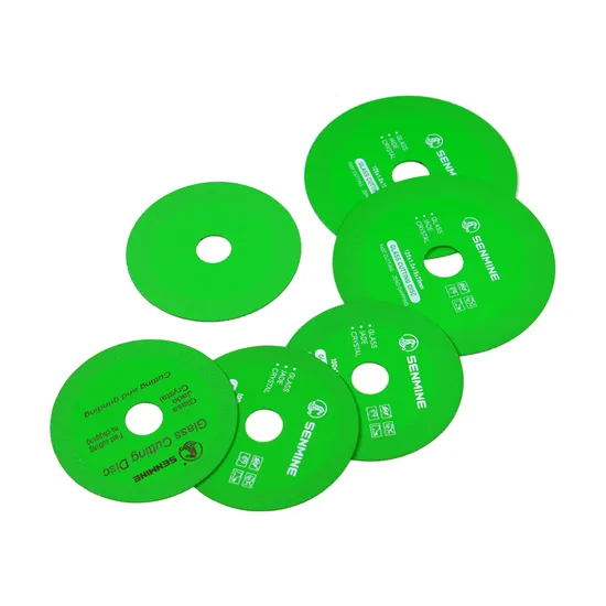 Cutting & Grinding Wheels Green for Glass Crystal Wine Diamond Glass Cutting Disc
